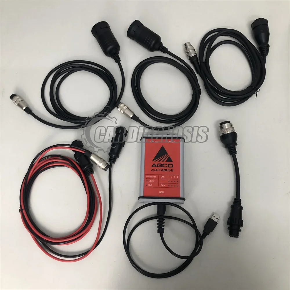 for agco electronic diagnostic scanner tractor harvester CANUSB tool EDT for fendt tractor program troubleshoot 2024 fendias