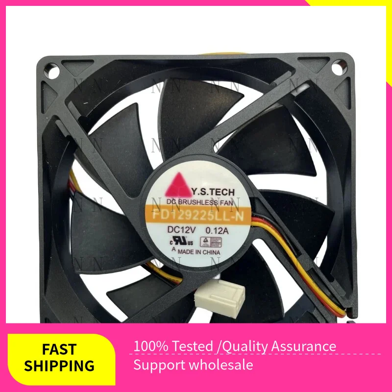 WEP  For Y.S TECH FD129225LL-N DC 12V 0.12A 90x90x25mm 3-Wire Server Cooling Fan