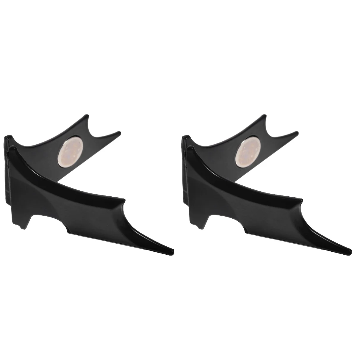 2 PCS Bat Money Clip Practical Securing Fixing Metal Note Clamps Zinc Alloy Outdoor for