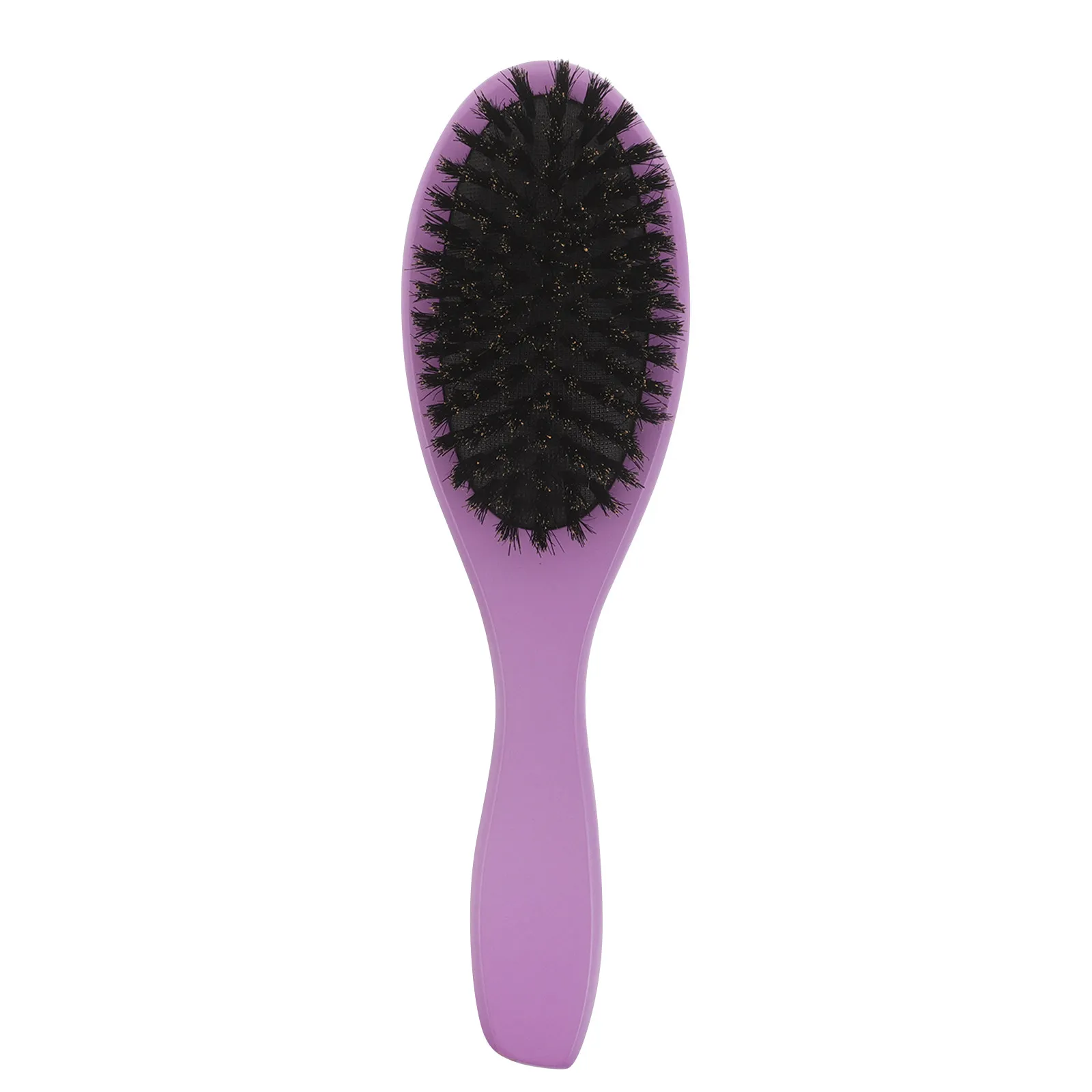 

Natural Boar Bristle Hairbrush Violet Paddle Cushion Brush Anti Static Detangler Travel Styling Tool Mens Hair Brush for Thick