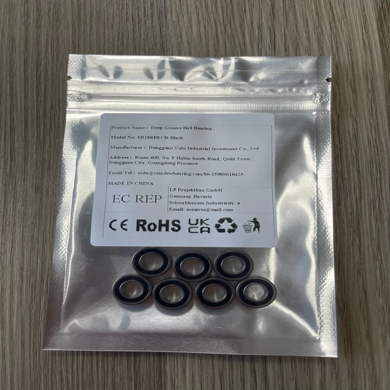 

Гибридный керамический подшипник из нержавеющей стали, 2 шт., 6,35x12,7x4,762 мм, подходит для стоматологической турбины, дрели для печатных плат и медицинских инструментов