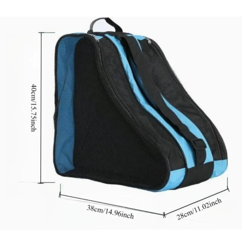 1Pc Portable Roller Skate Carry Backpack Breathable Oxford Kids Training Gear Organizer Bag Pink Black Blue Red Optional