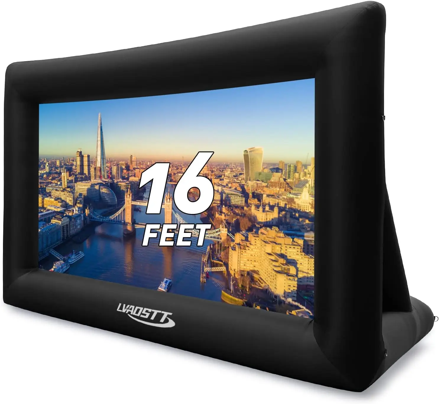 

Надувной экран для проектора 16 футов, простая установка, передняя и задняя проекция для киносеансов на открытом воздухе и вечеринок у бассейна