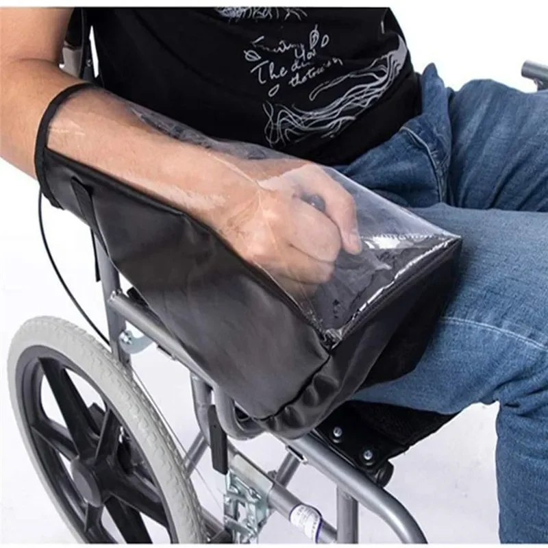 Transparent Wheelchair Control Panel Protective Cover Disabled Electric Wheelchair Waterproof Control Lever Chair Accessories