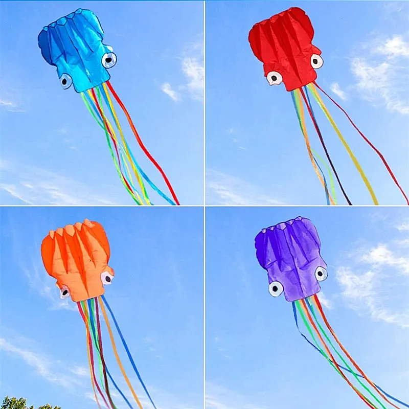 Oktopus-Drachen fliegende Cometa Gigante Spiele Exterieur Enfants Jardin Volantines Ecoflow Cometa Drache Sport-Freizeit-Outdoor-Spielzeug