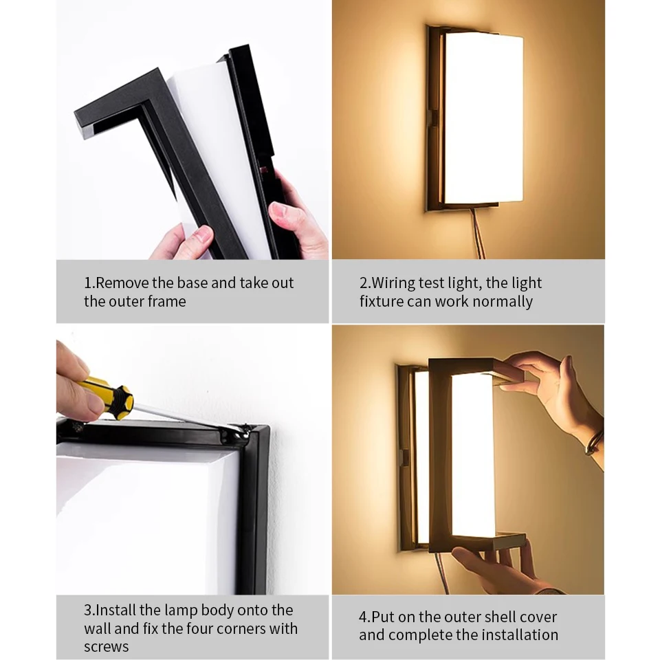 Luz Led de pared para exteriores, impermeable, IP66, Sensor de movimiento, iluminación Led para exteriores, luces para porche, balcón, jardín, lámpara de pared para exteriores