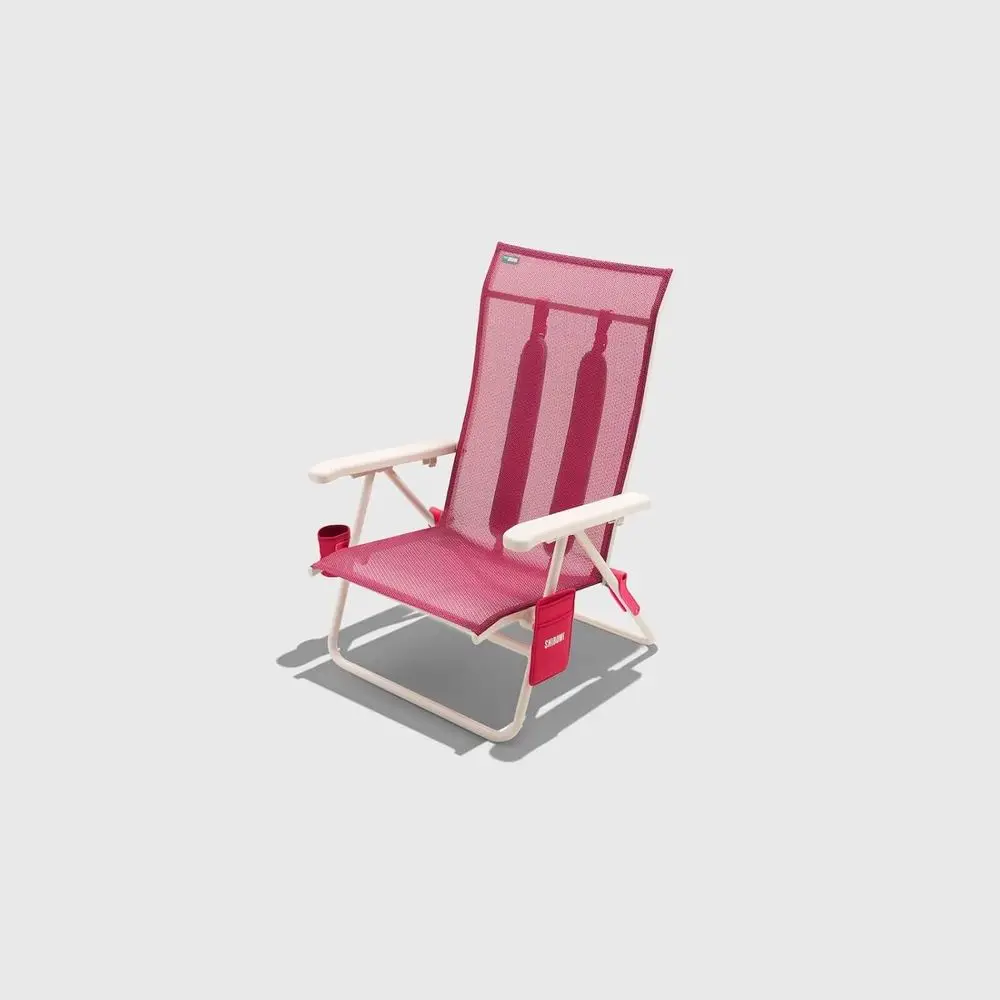 | Portable Beach Chair or Adults | Anti-Rust Marine Grad| 300lb acity | Padded Backpack Straps | Weighs 8 Pounds | Breathable ab