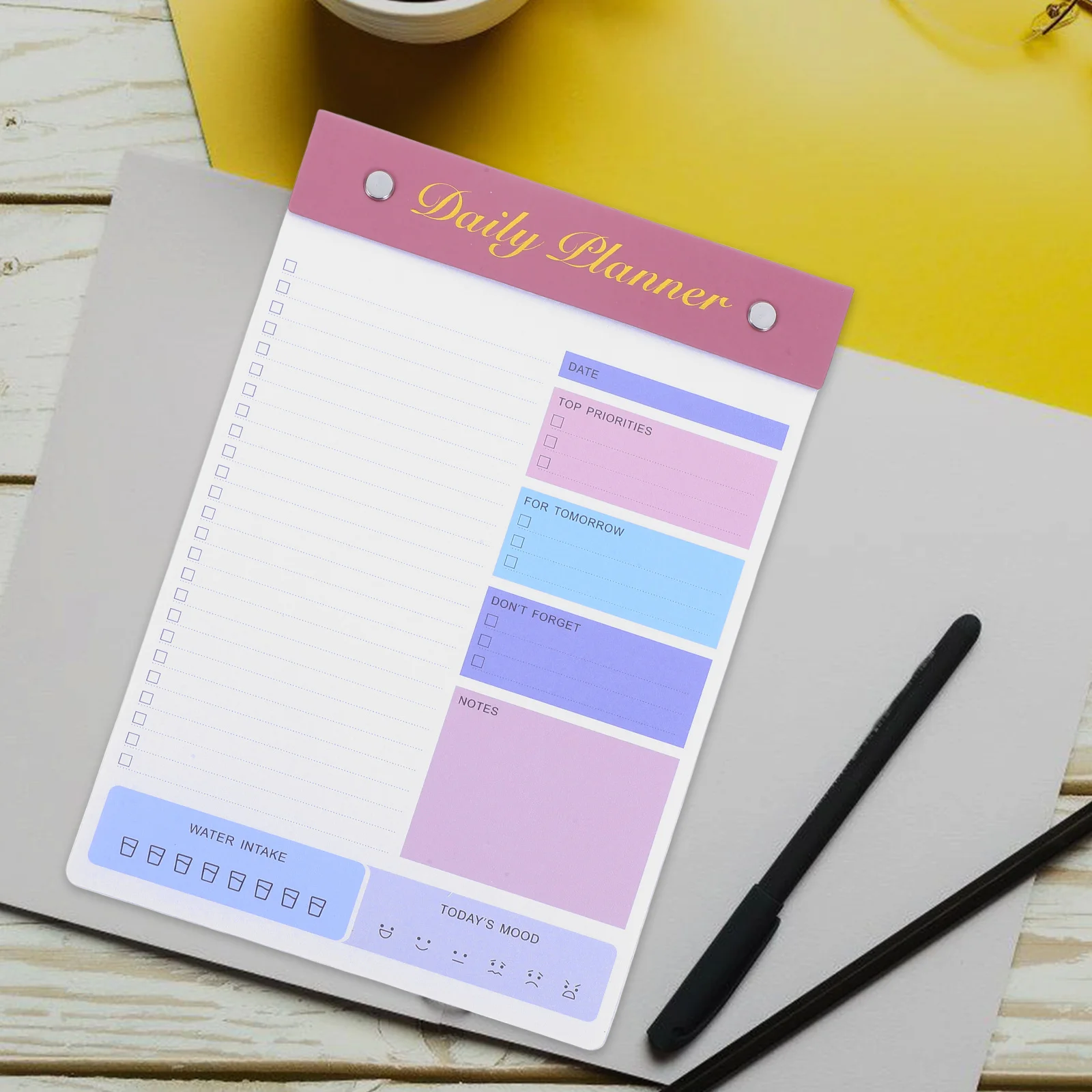 

Creative Minimalist Schedule Book Daily Planner Notepad Tear Off Pages Work Study Supplies Cute Design Large Capacity Robust