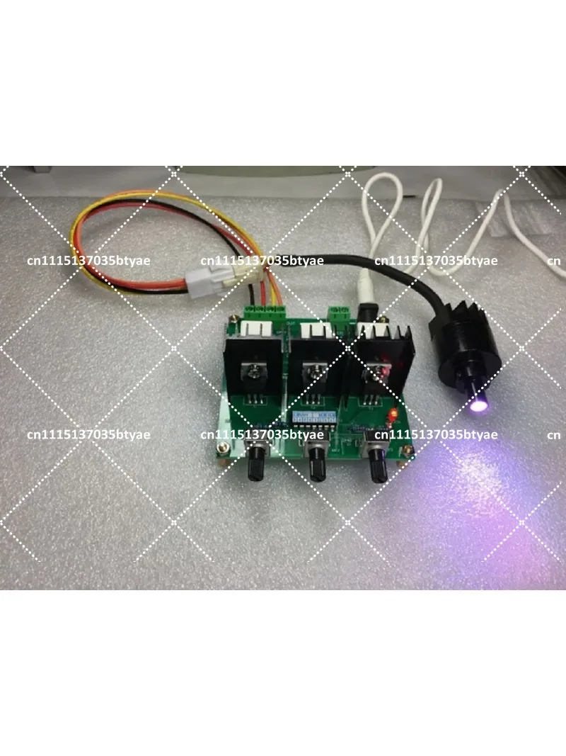 RGB Three-Color LED Point Light Source 3x1W with Controller Adjustment Board