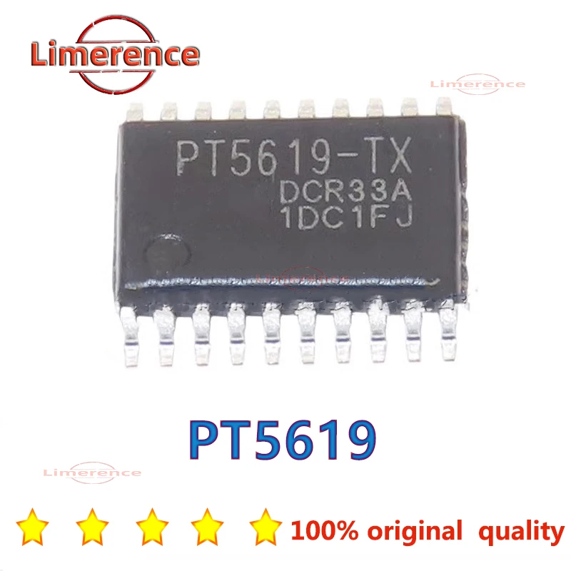 10pcs/lot  PT5619-TX   PT5619   TSSOP-20  100% NEW