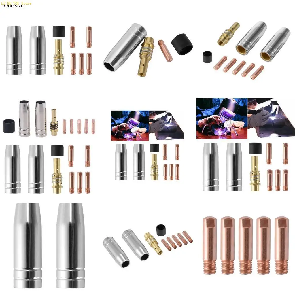 W3JE موصل قضيب Mig فوهة لحام 0.8X25 مللي متر موصل الغاز لحام بندقية