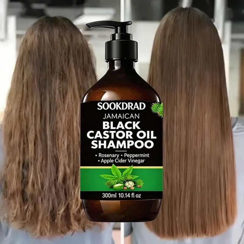 Jamaican Black Castor Oil Shampoo Oil Control Non-greasy Refreshing Scalp For Oily Hair 300ml