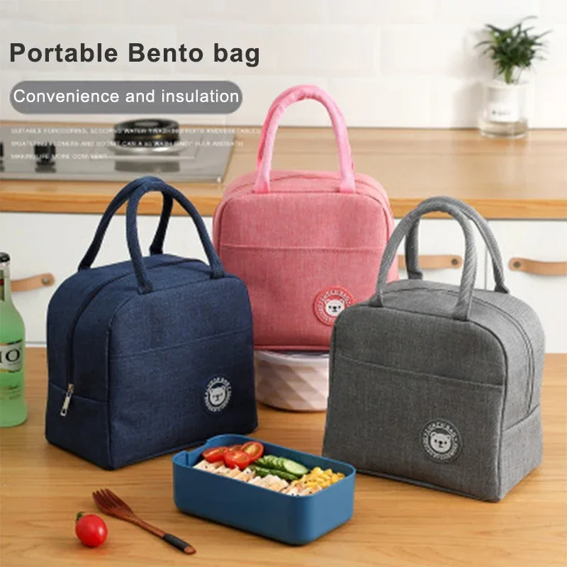 Borsa termica portatile confezione di ghiaccio scatola per il pranzo pacchetto isolante borsa termica per Picnic per alimenti borsa per donna borsa