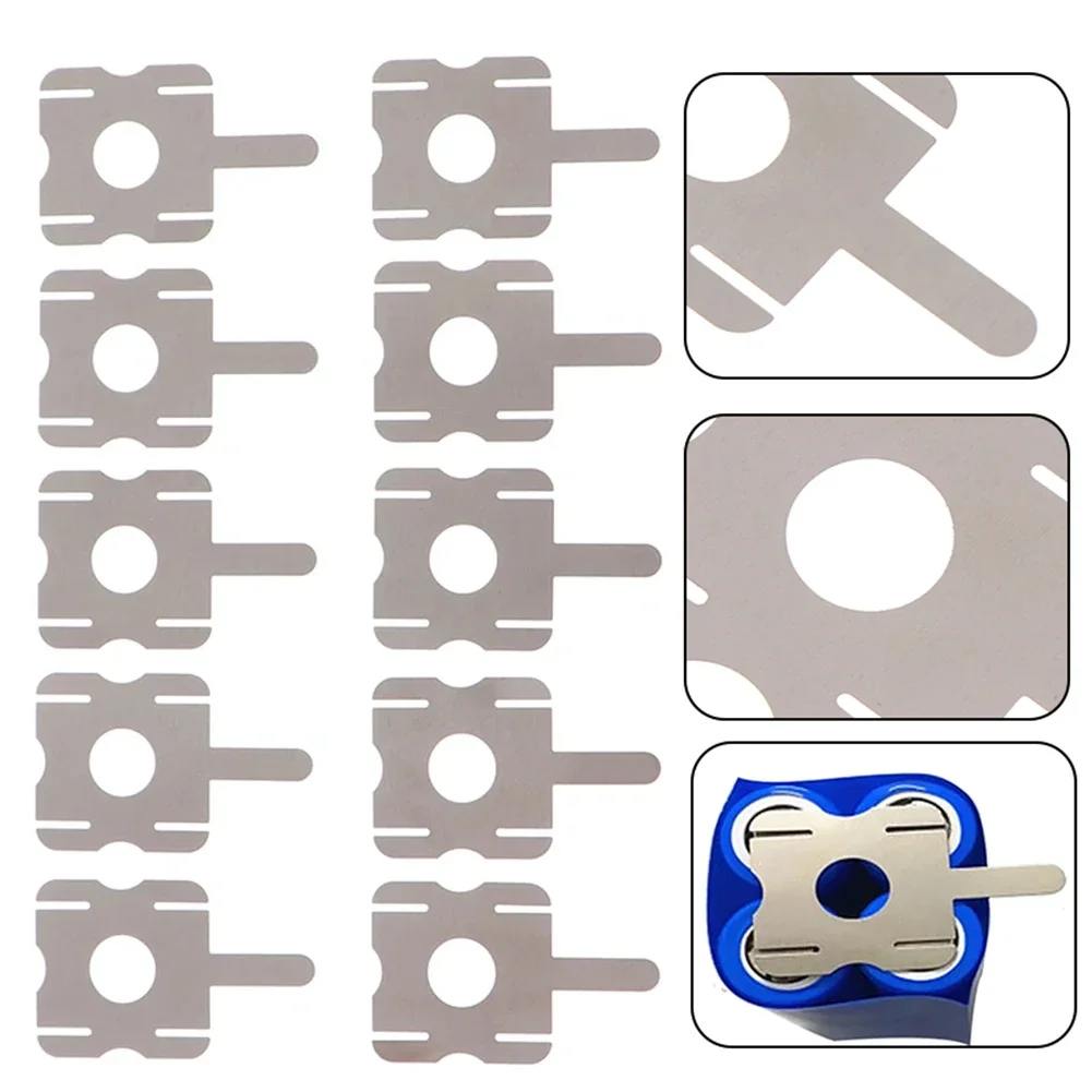 

10pcs Spot Welding Nickel Plate Battery Plating Nickle Sheet For Makita Nickel Plated Steel Strap Strip Sheets For Battery