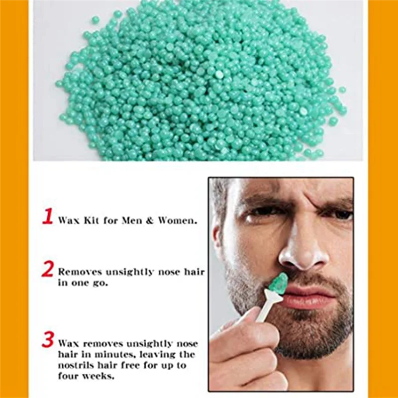 

【FUXQ】180 шт., аппликатор для воска в носу, шпатели, пластиковые полоски для вощения в носу, чистка носа, бровей, удаление волос в носу