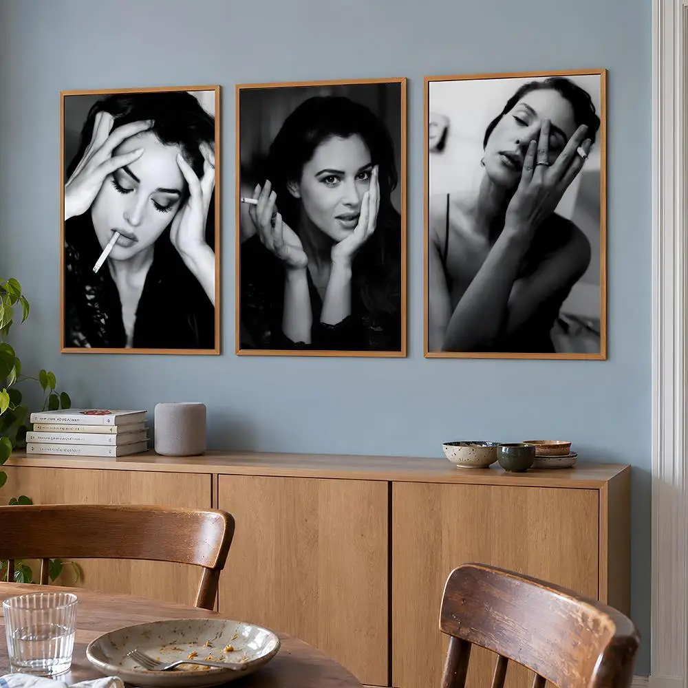 Actor Monica Bellucci Malena Persephone Poster Wall Art Print HD Aesthetic Artwork Waterproof Printing For Fans Home Decor Gift