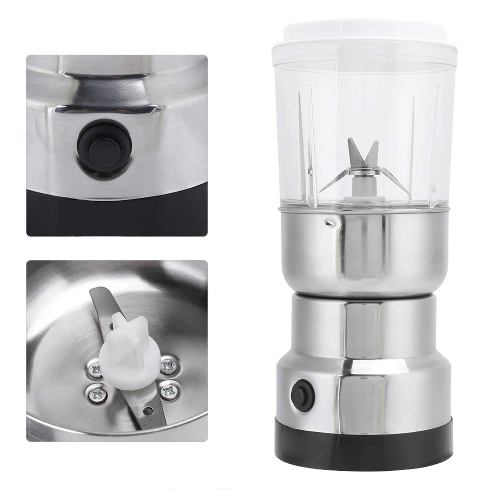 Coffee Grinder Household Electric Stainless Steel Grinding Milling Machine Coffee Bean Spice Grinder EU Plug 220V Spice Grinder