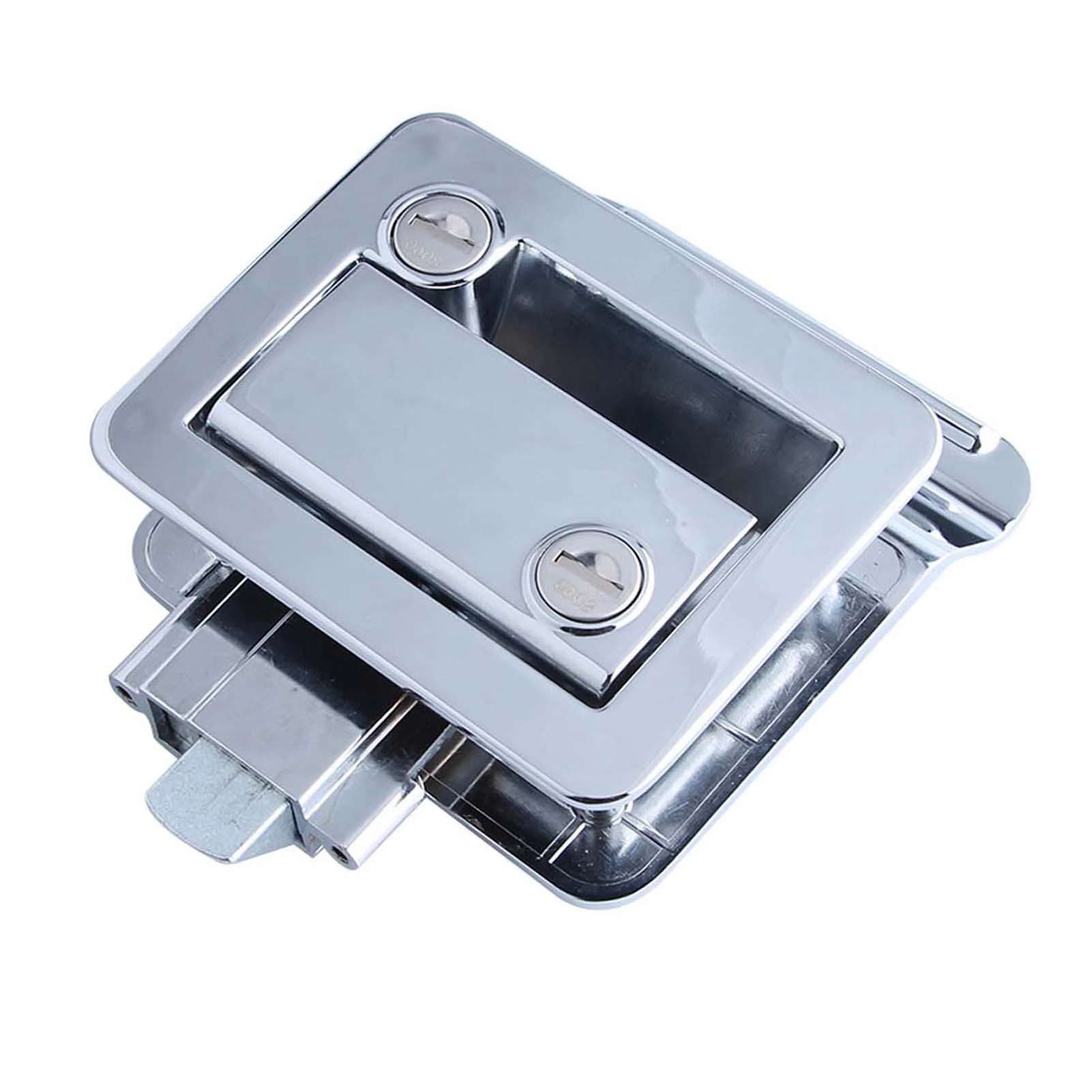 Fechadura de porta de rv, kit de substituição de trava de porta de entrada de liga de zinco com 4 chaves para trailer de viagem, campistas, caminhão rv, transportador de carga