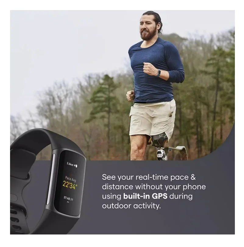 Originale nuovo Fitbit Charge 5 Smart Band per uomo donna orologi sportivi Fitness impermeabile per Android e iPhone