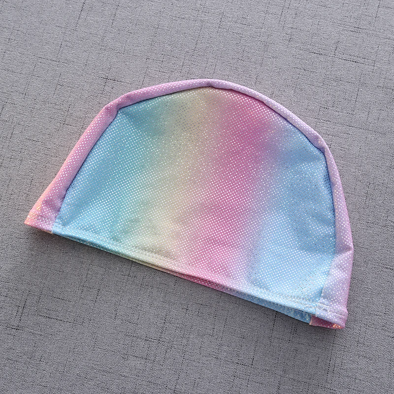 Costume da bagno a sirena da ragazza in due pezzi con gonna arricciata, stampe colorate sono perfette per sport spa e spiaggia senza maniche