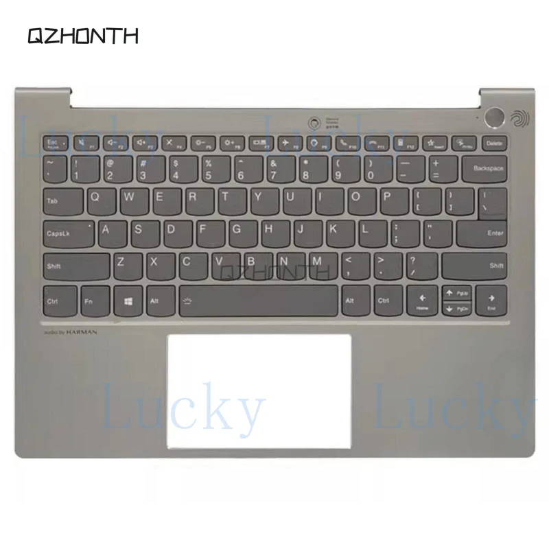 

Новинка для Lenovo ThinkBook 13s G2 ITL / ARE: подставка для рук с клавиатурой с подсветкой, серебристая, 13.3 дюйма