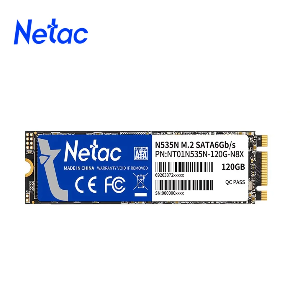 Netac M2 SATA SSD SATA3.0 960GB 240GB 480GB 120GB  m.2 2280 SATAIII Hard Disk Internal Solid State Drive for Laptop Desktop