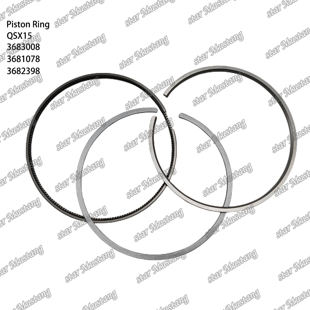 

QSX15 Piston Ring 3683008 3681078 3682398 Suitable For Cummins Engine Parts