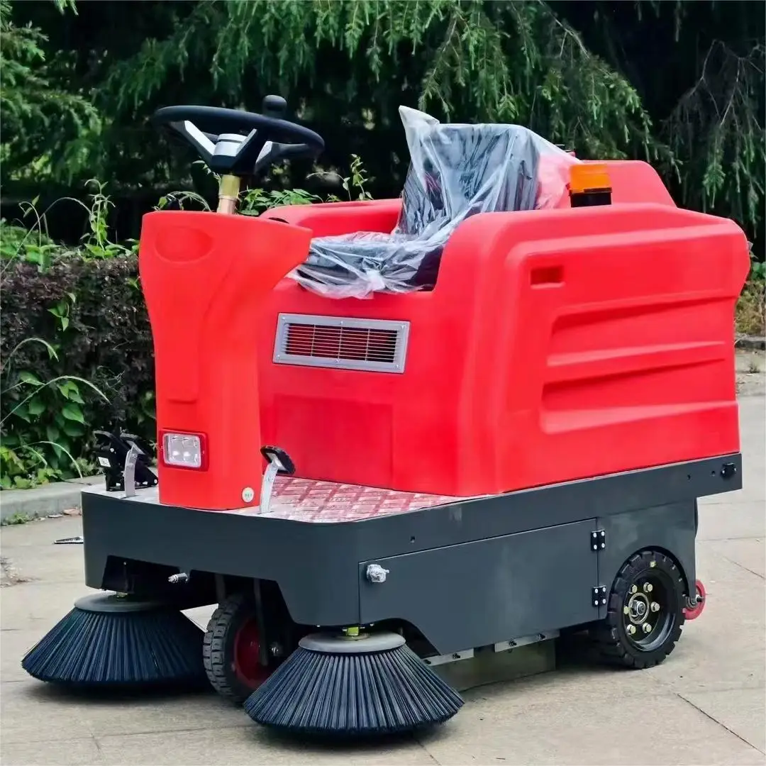Balayage de machine de balayeuse de sol de route sur balayeuse de sol de rue électrique à vendre
