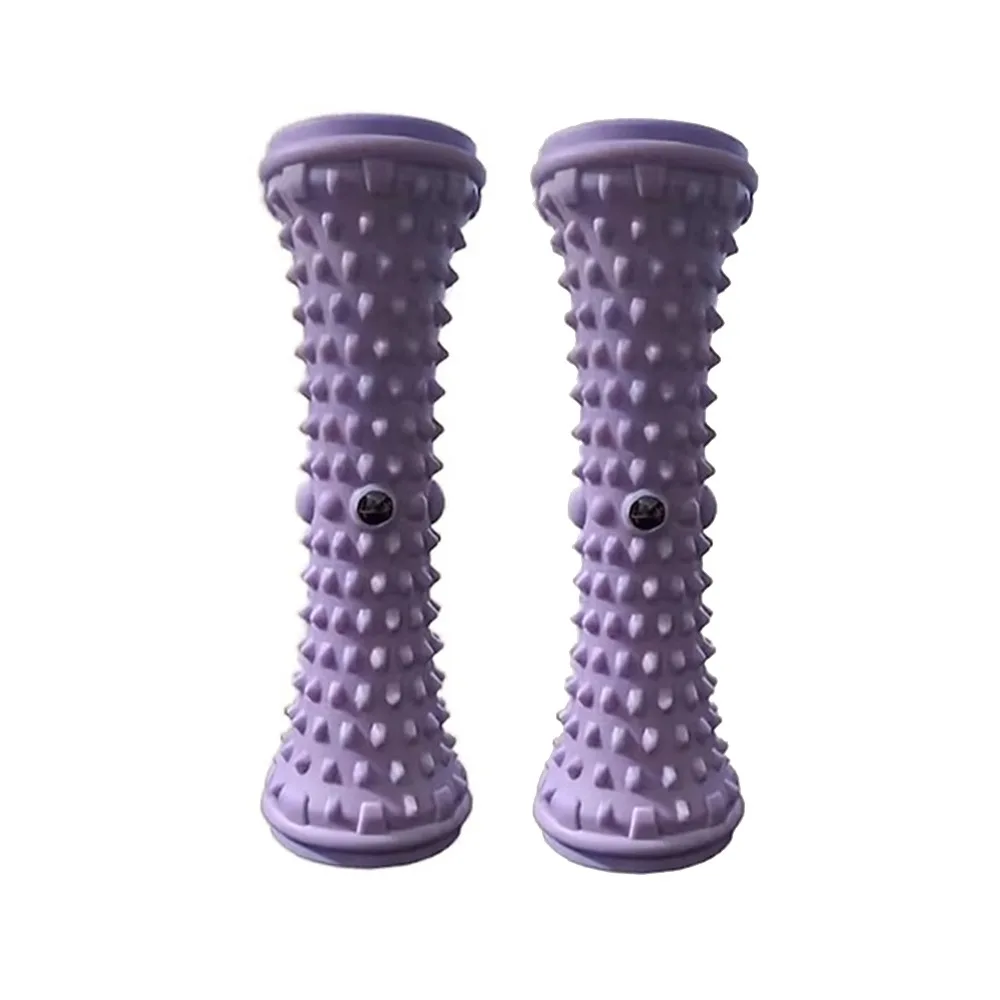 

2Pcs Speed Control Foot Massage Roller Medium Firmness Silent Foot Arch Massager Deep Tissue Magnet Bead Foot Relaxation Tool