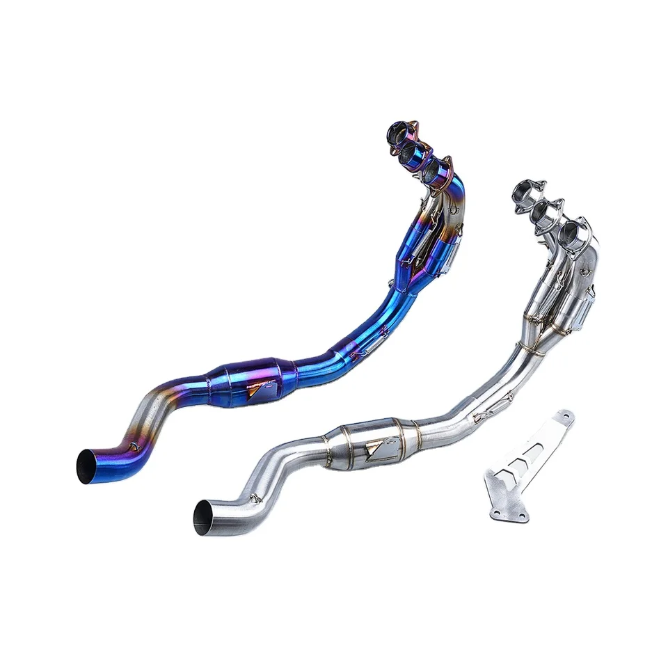 

STLF 2021-2023 Yama MT-09 MT09 FZ09 XSR09 Slip-On Exhaust System Stainless Steel Material Modified Front Link Pipe New Condition