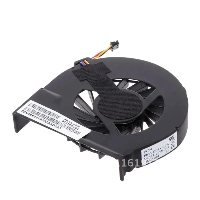 Cooling Fan Laptop CPU Cooler 4 Pins Computer Replacement 5V 0.5A for HP Pavilion G4-2000 G6-2000 G6-2100 G6-2200 G7-200