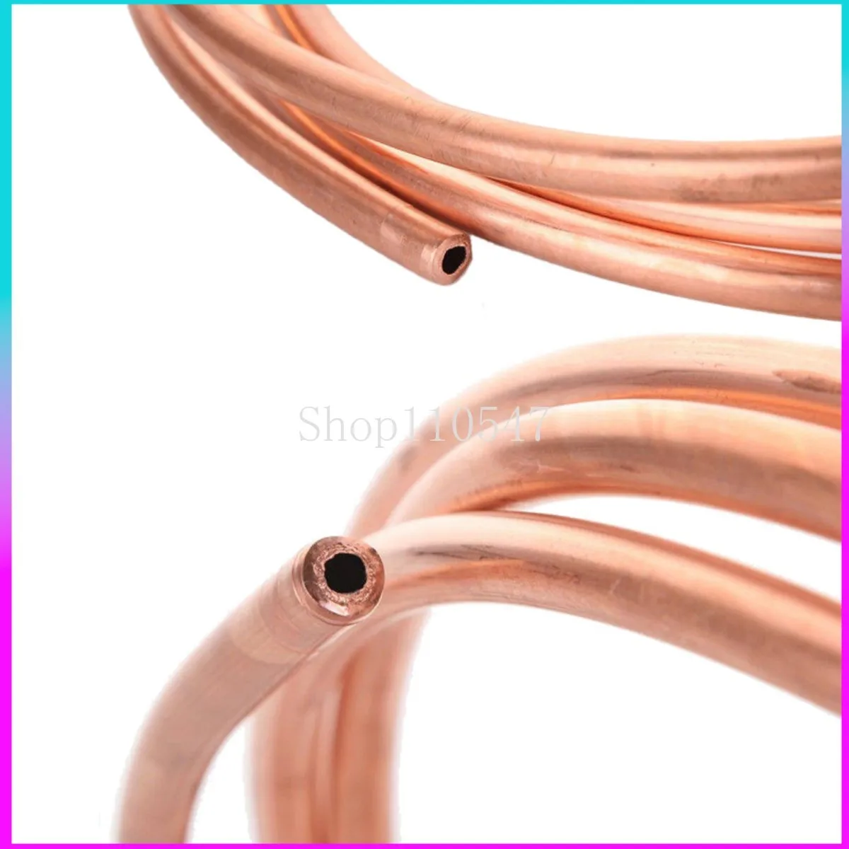 1M-5M OD1.6-19mm Soft Coil Copper Tube T2 Red Copper Tubing Airs Conditioning Refrigeration Capillary Wire Pipes 2/3/4/6/8/10/12