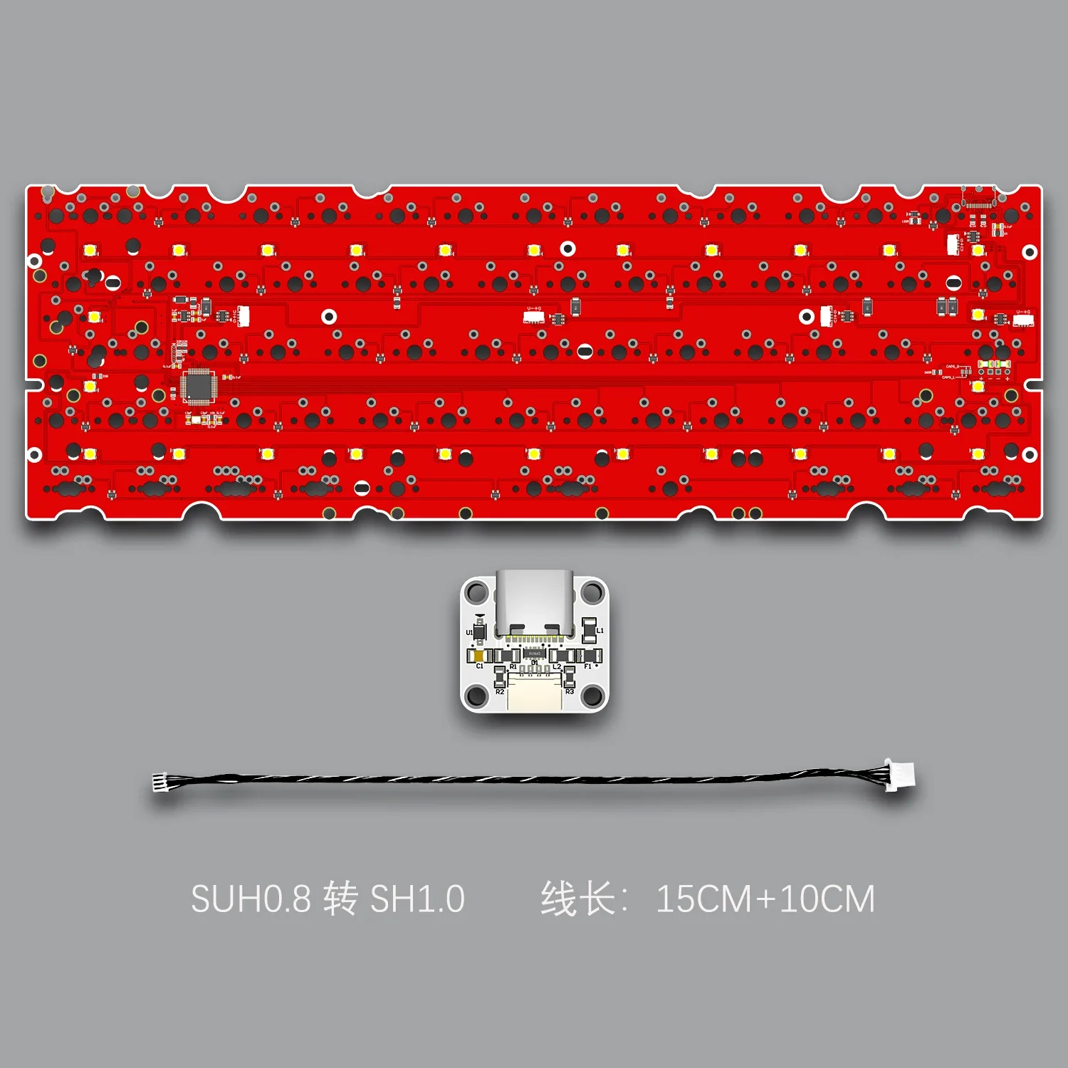 Wired Hiney H60 hotswap/solderable PCB VIA remap with AI03 or Fly daughter board mechanical keyboard