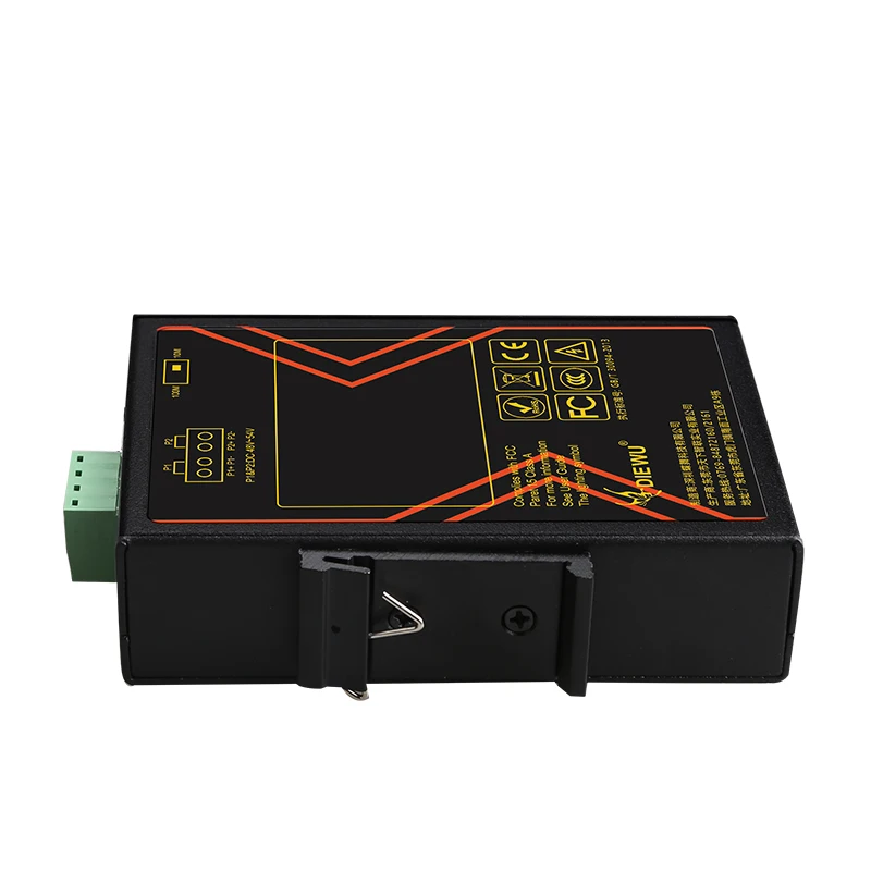 5 Port 100M POE Switch Industrial Grad Din-rail Extend to 200M Unmanaged PoE Outdoor Switch