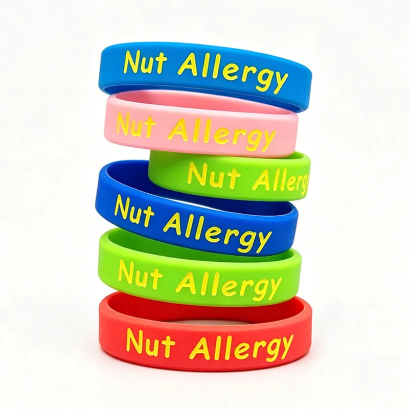 Personalized DIY Logo Couple Silicone Bracelets, Anti-Lost