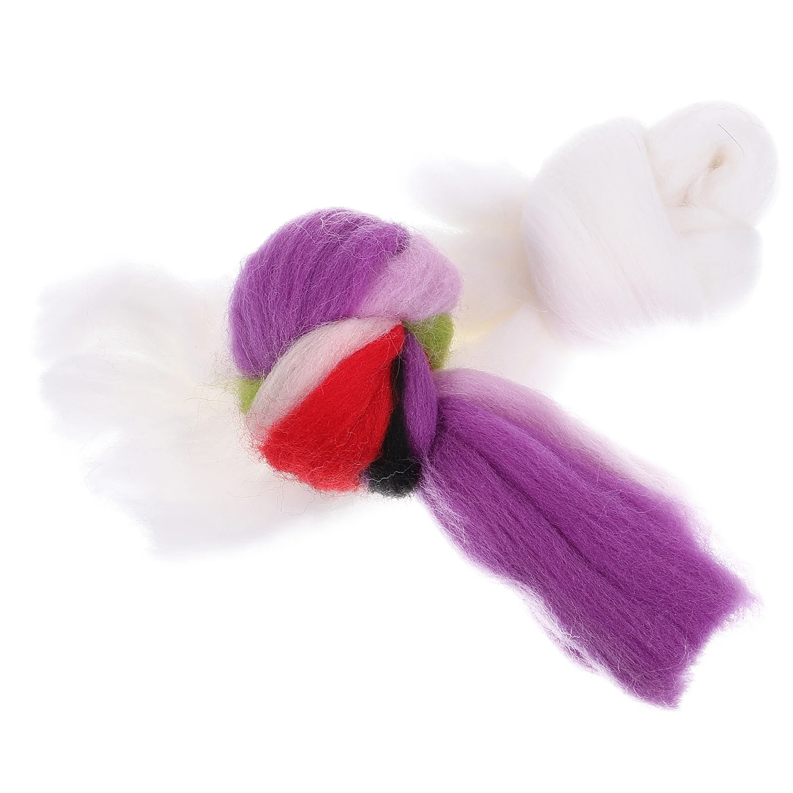 

1Set Needle Felting Kit DIY Materials Rabbit Wool Beginner Craft Supplies Felting Needles Fun Starter Kit Felted Wool Animals