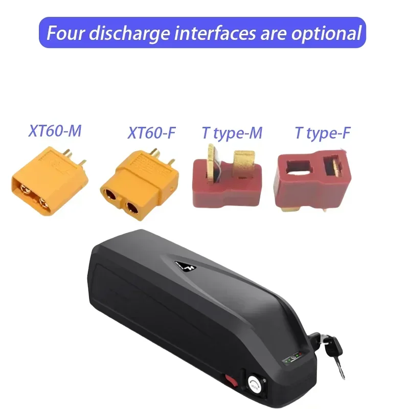 36V 30Ah Electric Vehicle Lithium Battery Waterproof Large Capacity Rechargeable Battery XT60 T-type Output Interface+42VCharger