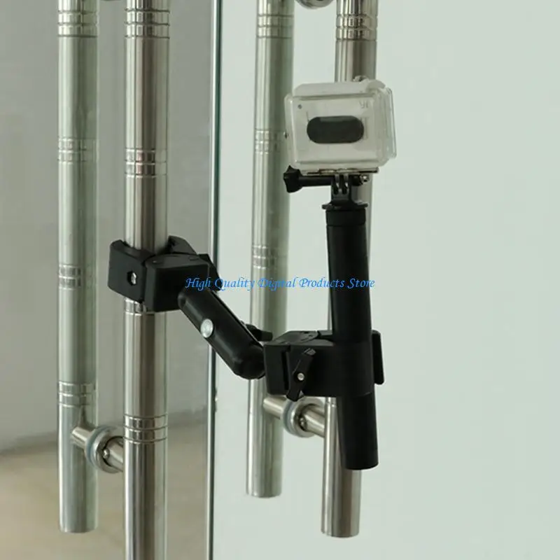 

U2JE Shockproof Double Strong Clamp Camera Holder For Motorcycle Cycling Recording