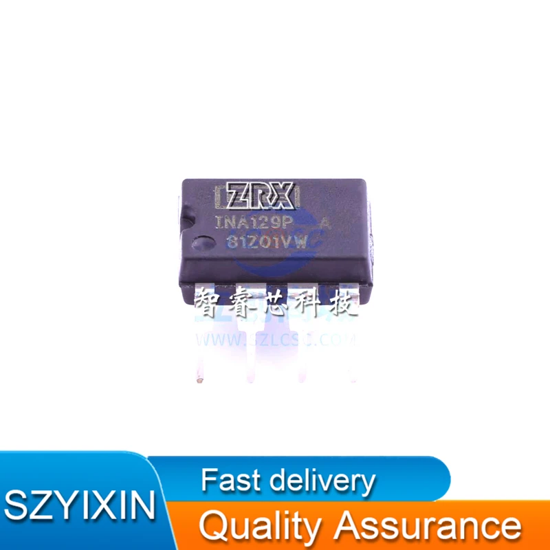 5Pcs/Lot New Original INA129PA INA129P In-Line DIP-8 Operational Amplifier ICIC Core  In Stock