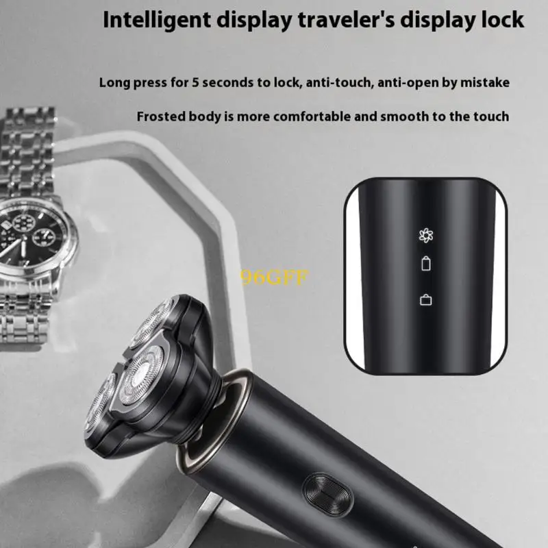 96GF USB شحن ماكينة الحلاقة الكهربائية سهلة تنظيف الجسم المقاوم للماء