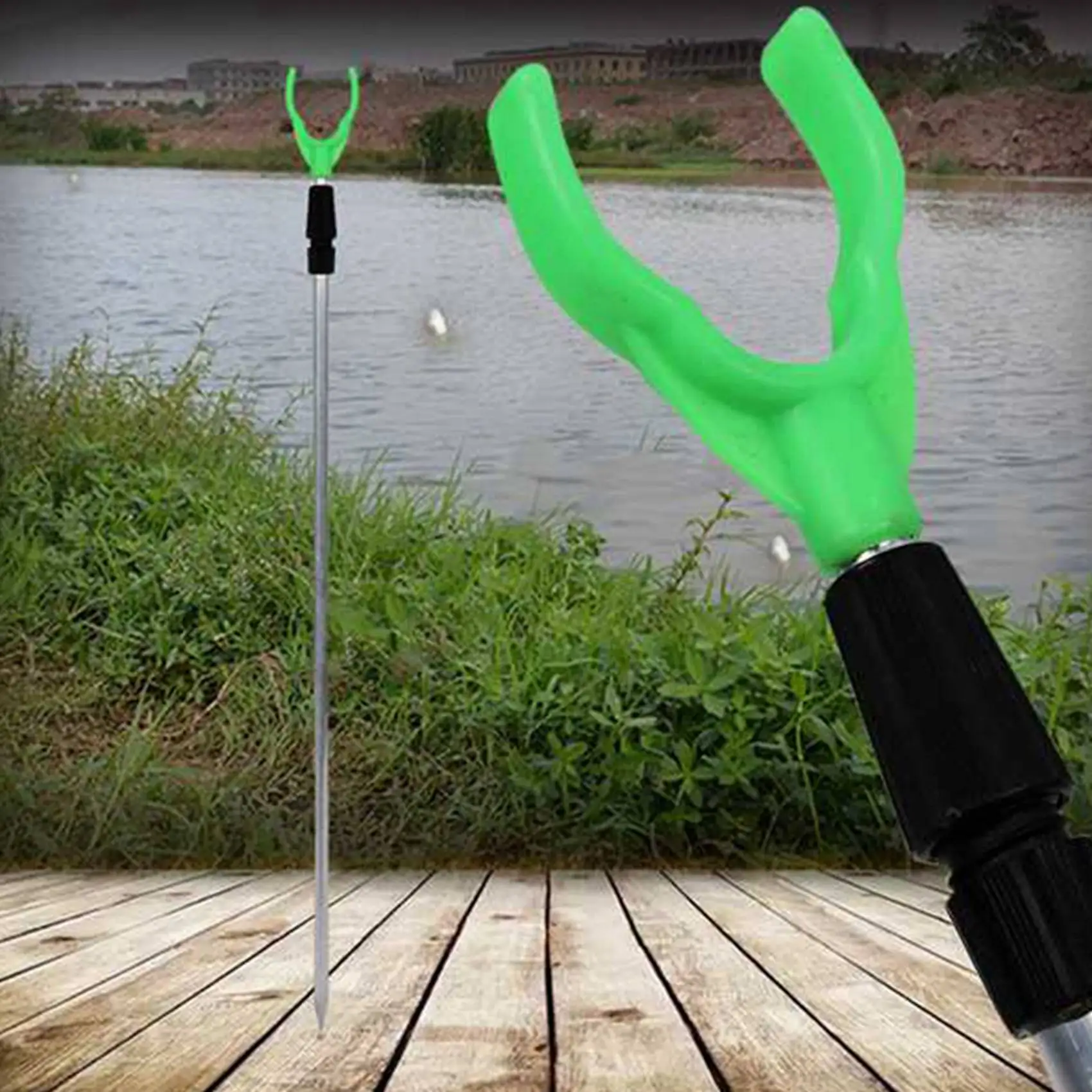 

A99I-16PCS Adjustable Metal Fishing Rod Holder Fixed Frame Fishing Rod Bracket Fishing Supplies
