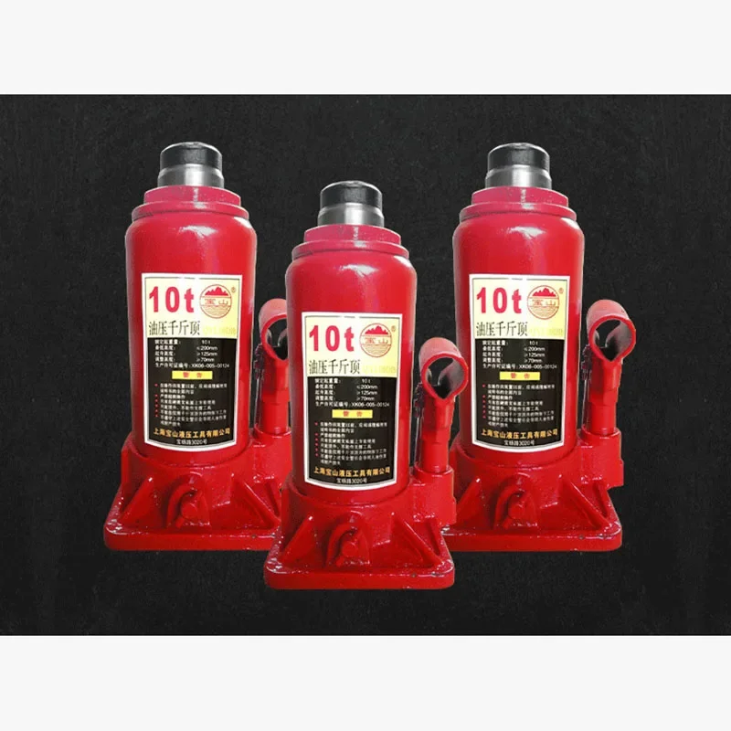 Hydraulic jack 10T vertical jack truck hand-cranked hydraulic auto repair jack portable