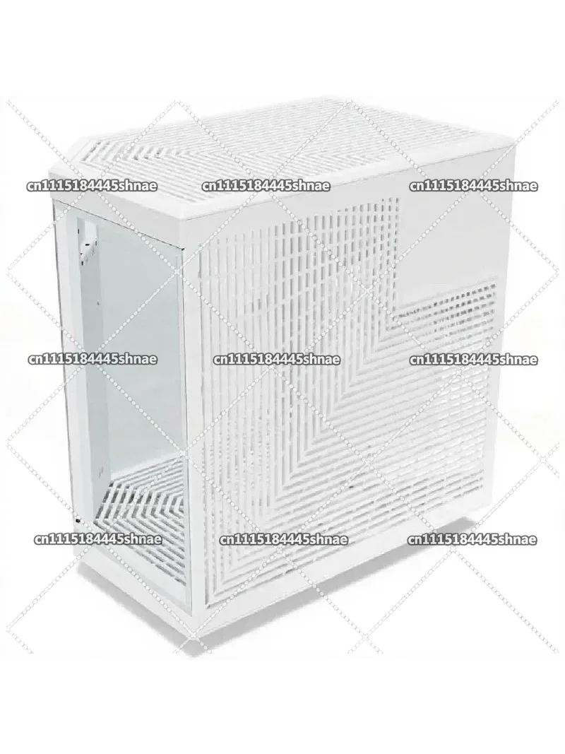 Y70 Touch Infinite Dual Chamber  Mid Tower Modern Aesthetic Case with Integrated 2.5K LCD Touchscreen - Snow White