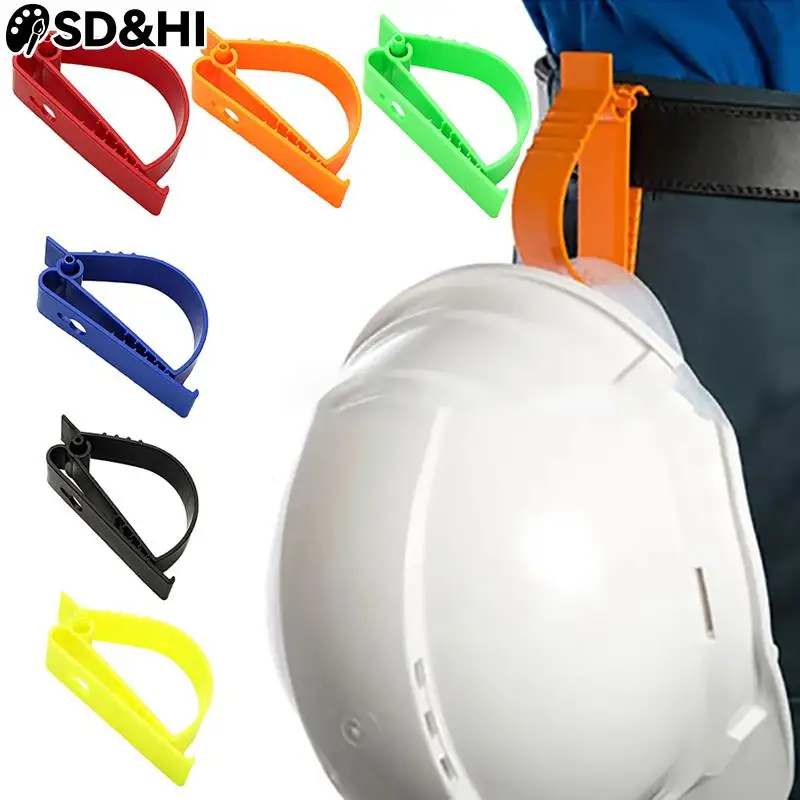 1Pc Multifunctional Clamp Safety Helmet Clamp Earmuffs Clamp Key Chains Clips Labor Protection Clamp Working Clips Helmet Clips