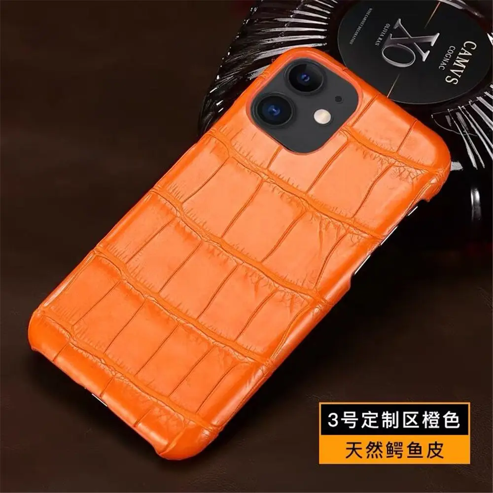 

Matte Luxury Natural Crocodile Skin Leather Case for Xiaomi 15 Ultra 15 14 Alligator Back Cover