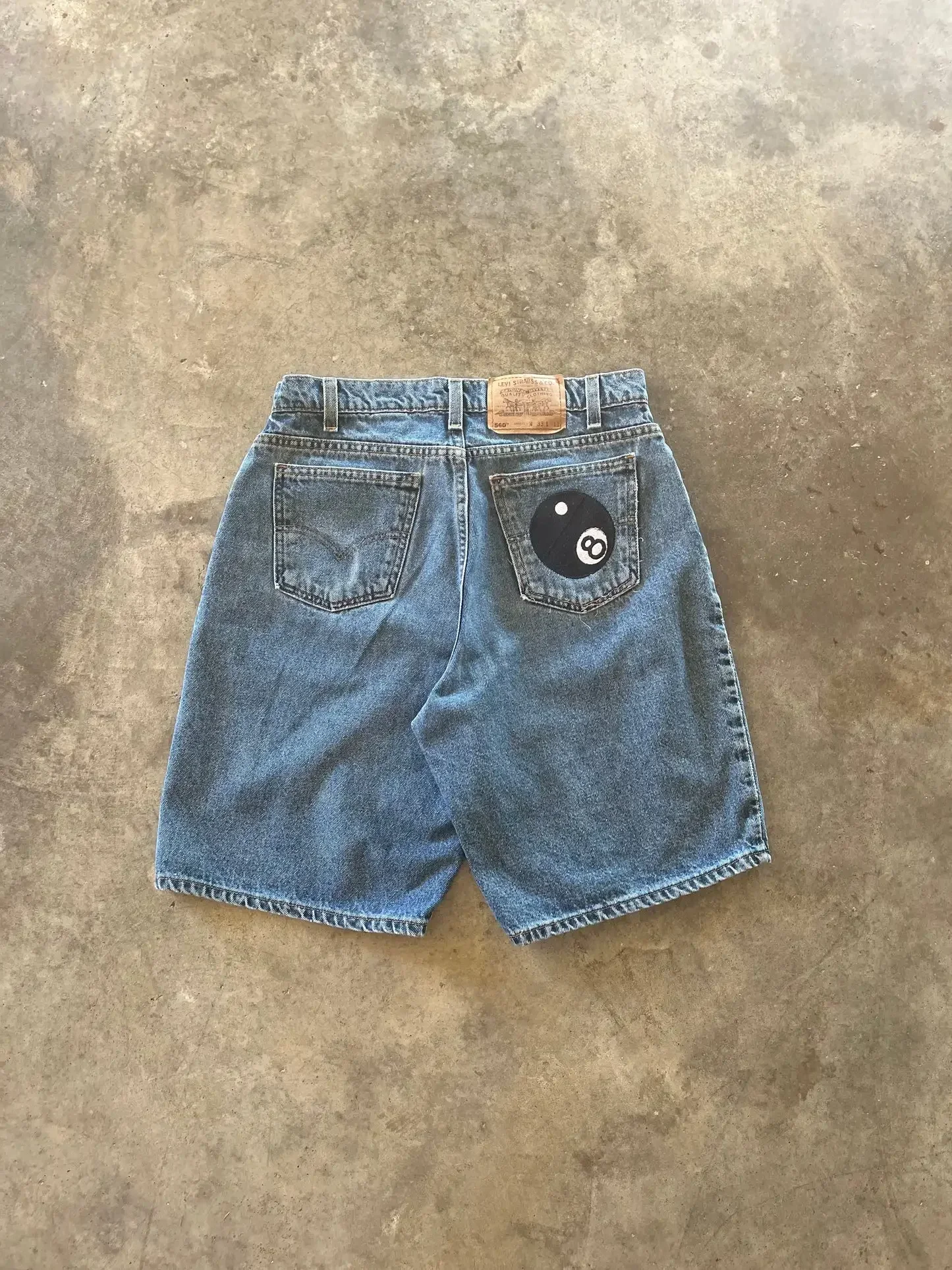 

Y2K New Blue Denim Shorts Summer Vintage Pocket Embroidered Shorts Men's and Women's Street Hip Hop Harajuku High Waist Shorts