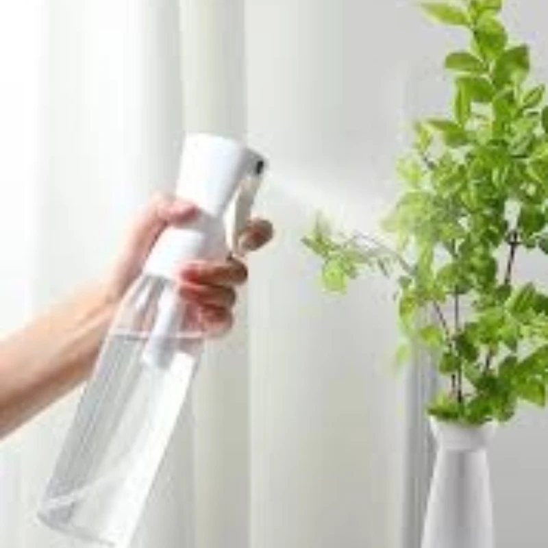 Flacon pulvérisateur à brume continue – Pulvérisateur d'eau fine pour salon, plantes et nettoyage |   Buse rechargeable et réglable haute pression
