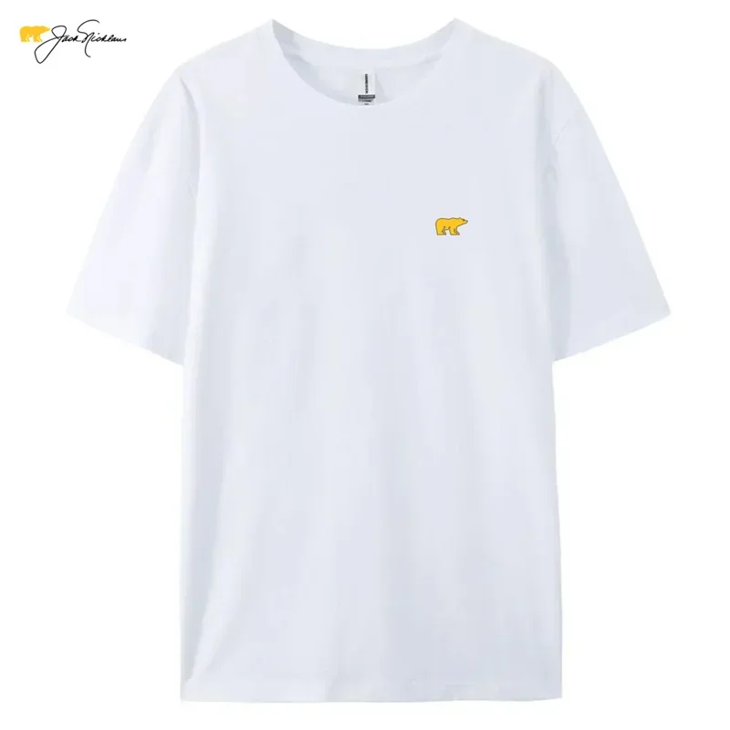 

Jack Nicklaus Embroidered T Shirt for Men Women Summer Cotton Harajuku Hip Hop T-shirts Soft Top Tee Brand Clothing Sukajan