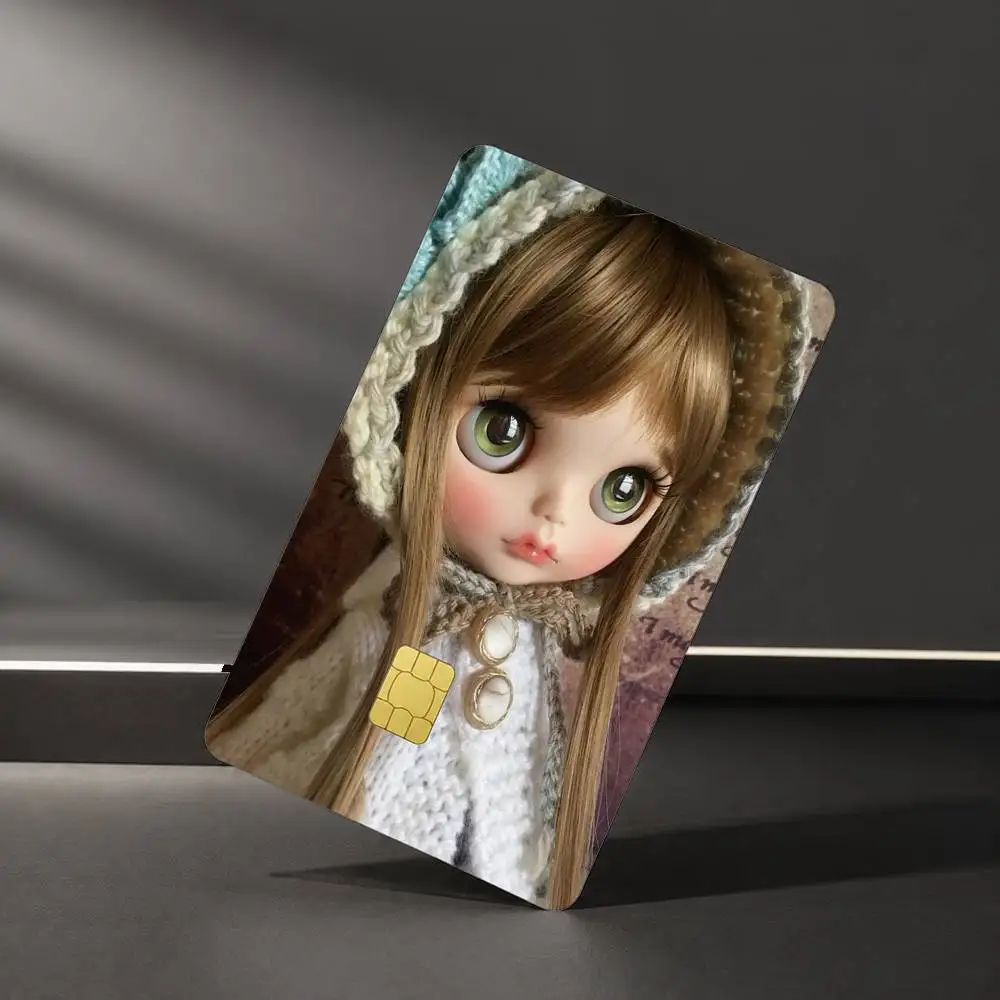 Adorable D-Doll B-BlytheS Sticker Film Tape Skin for Credit Card Debit Card Waterproof Stickers
