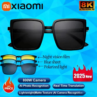 Xiaomi 6KHD AI Smart Glasses Photochromic Multifunction Bluetooth Calling Voice Assistant Music Player Translate Camera Glasses